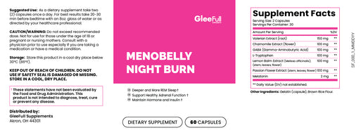 -Meno Belly Night Burn- - product image
